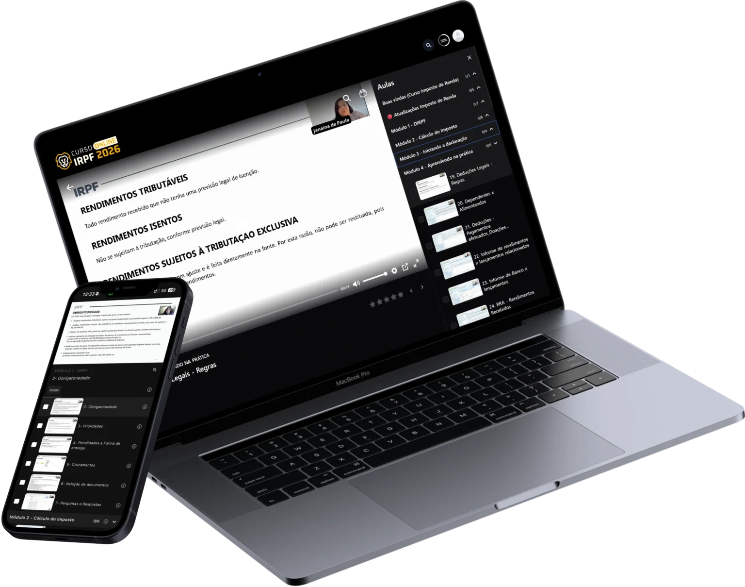 Estude onde quiser - Computador, tablet e celular